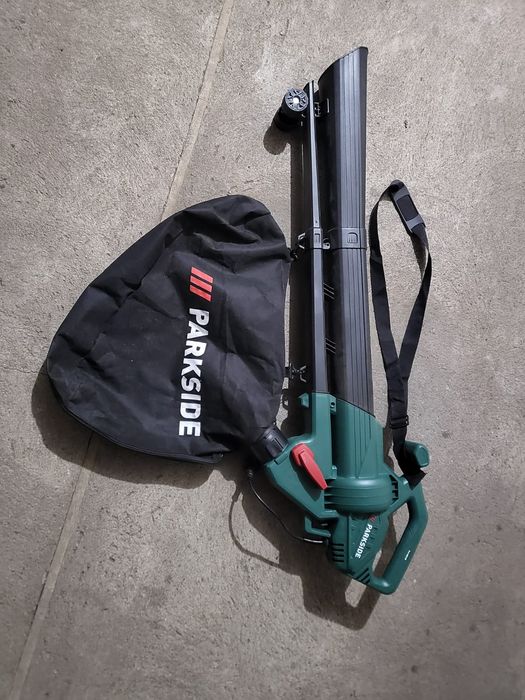 Dmuchawa odkurzacz elektryczny do liści Parkside