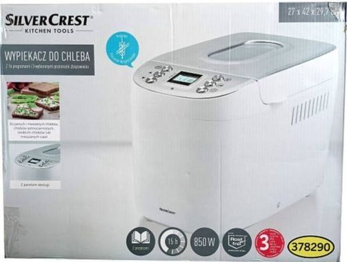 silvercrest sbb 850 850w хлібопічка 16