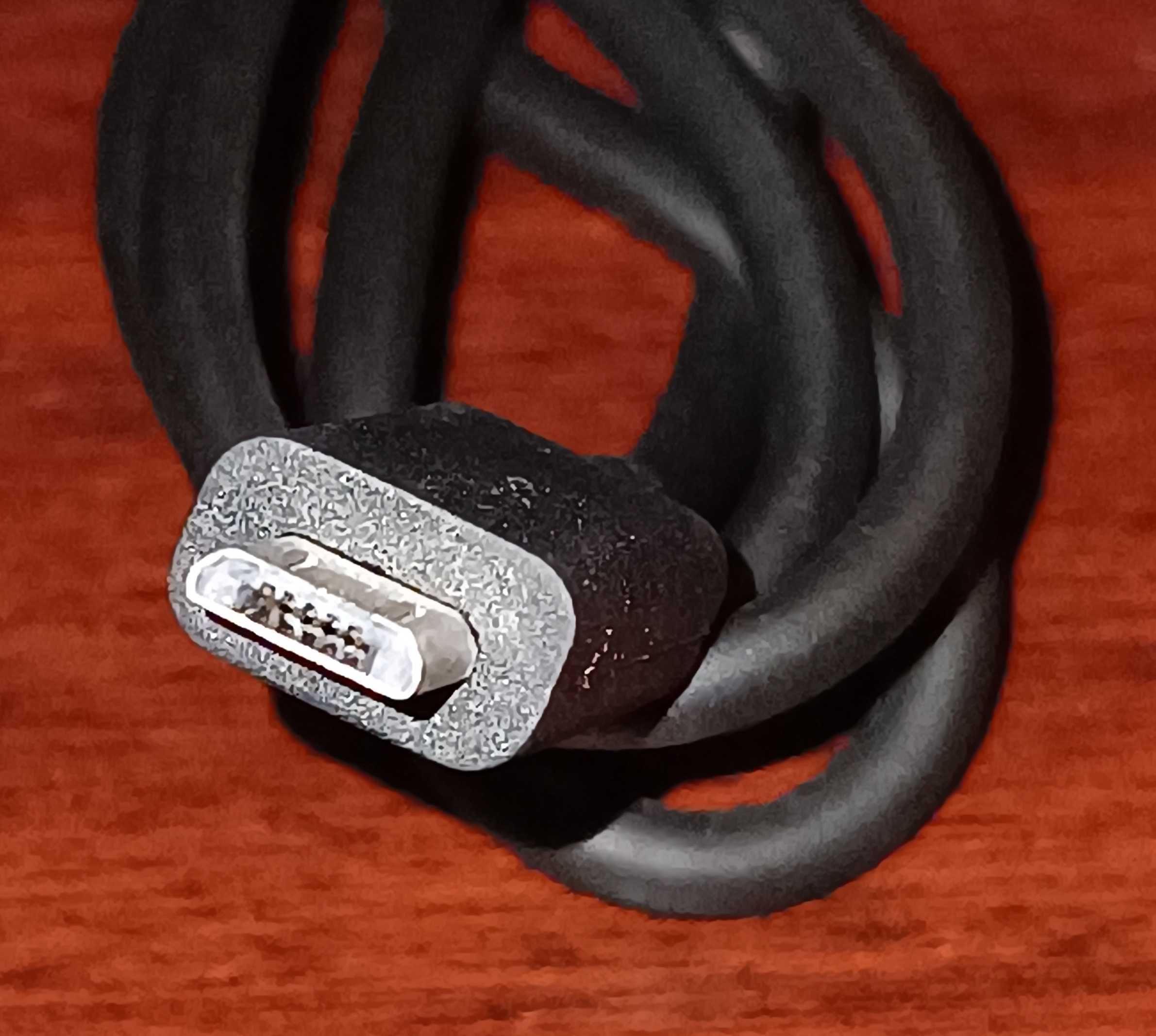 Kabel mini przewód USB – USB A czarny, długość 100 cm