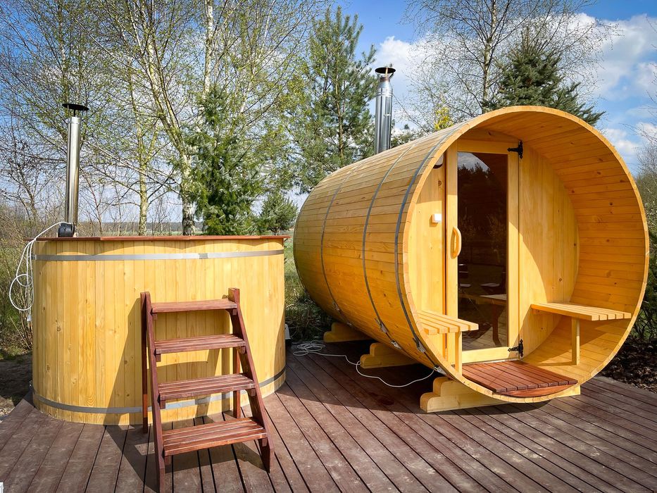 Leśny Domek - na wynajem, w cichej okolicy z sauną i ruską balią