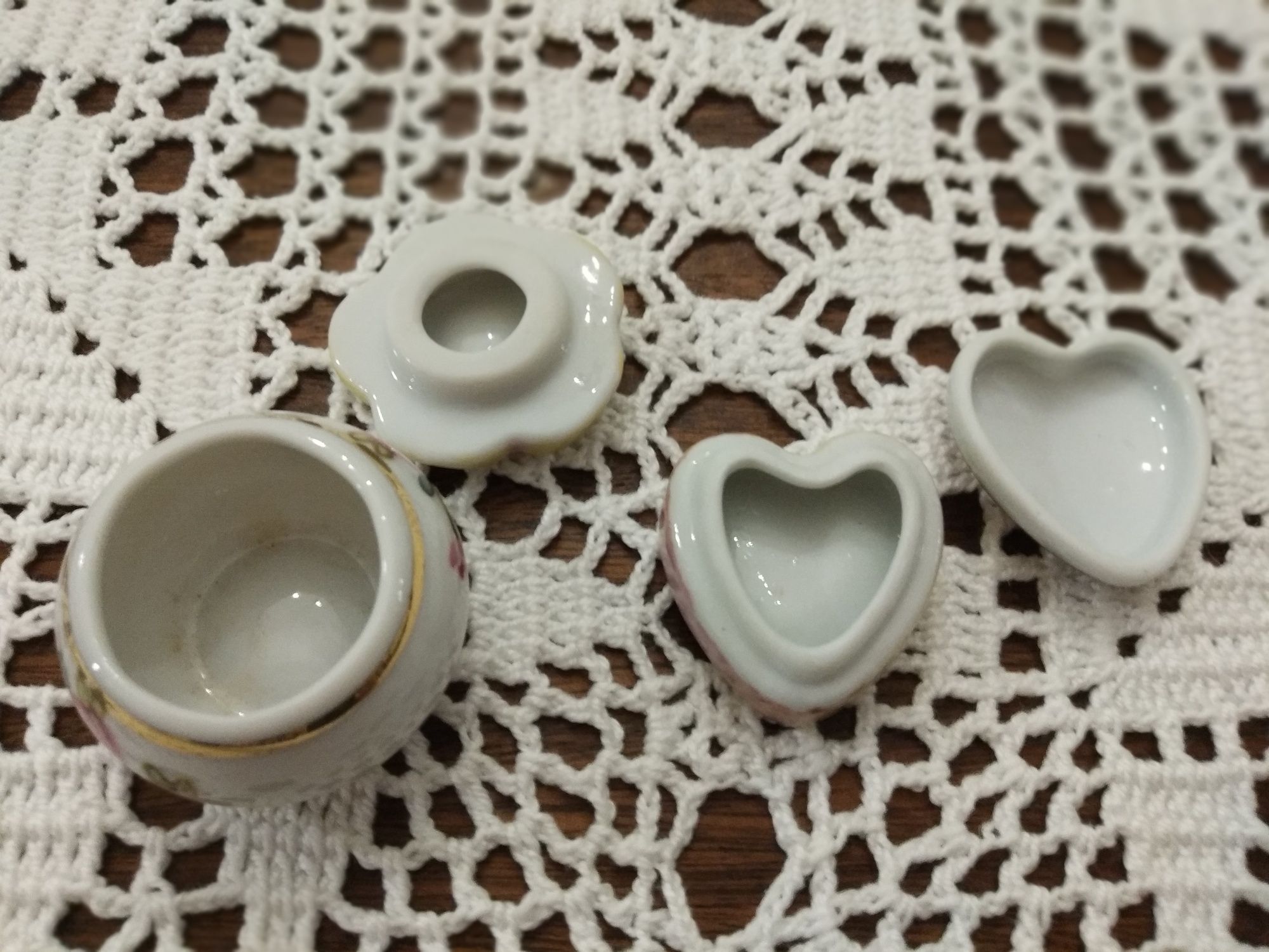 Caixas caixinhas de porcelana de coleção