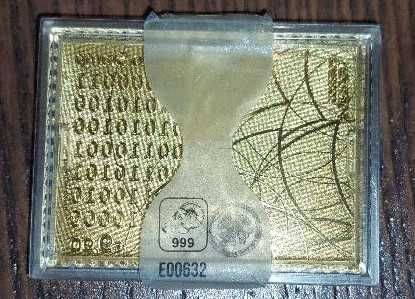 CRYPTOSTAMP selo ctt caravela em OURO C/estojo e certificado - 2023
