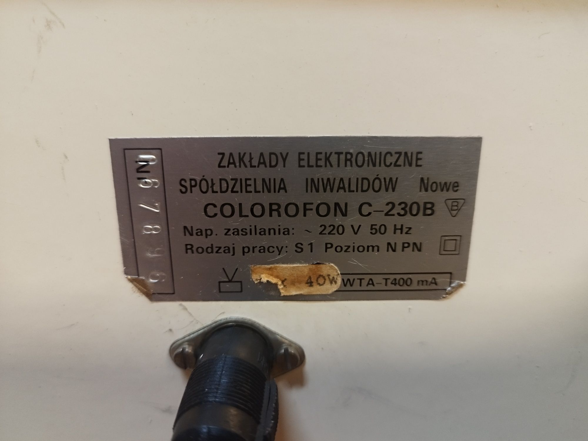 Kolorofon z czasów PRL