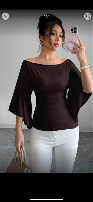 Camisa SHEIN  Castanho