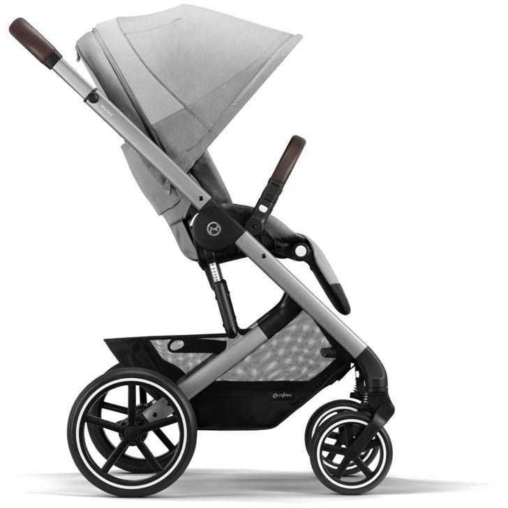 Прогулянкова коляска Cybex Balios S Lux Silver Lava Grey