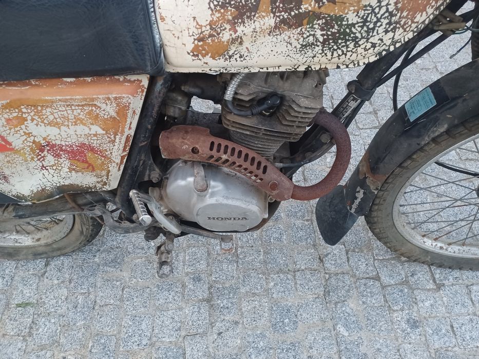 Honda Xls 125 a trabalhar