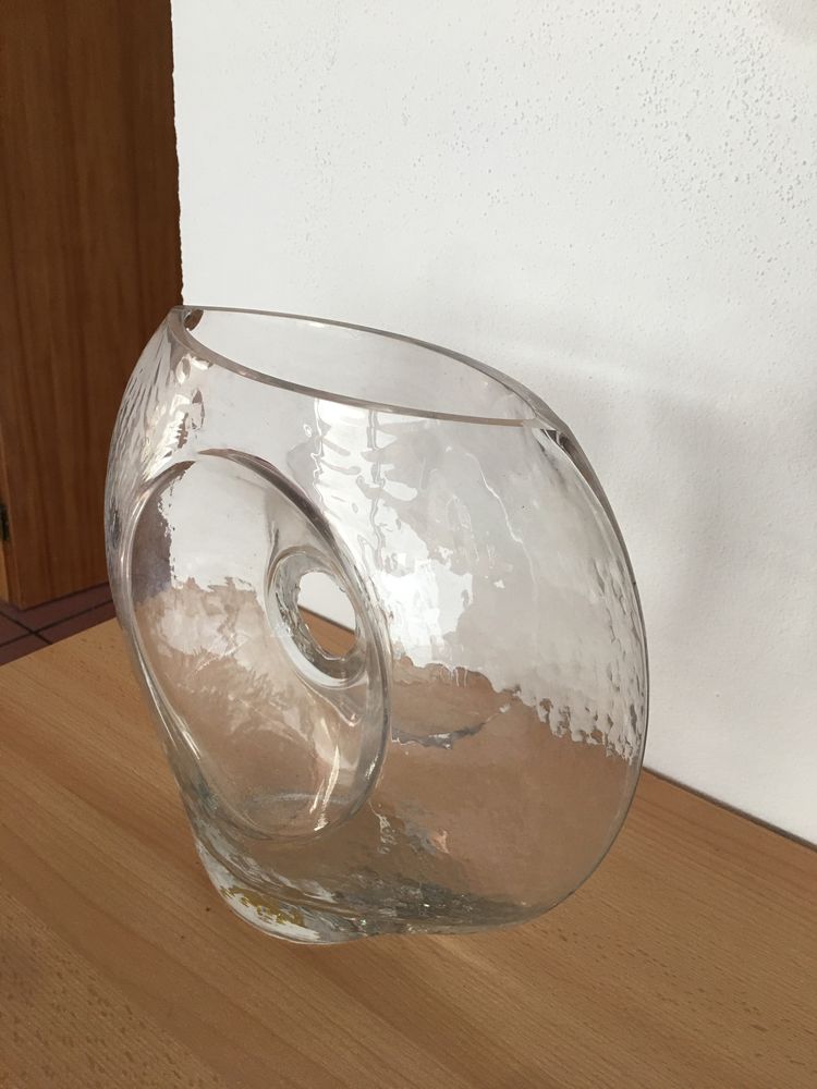 Taça em cristal para flores