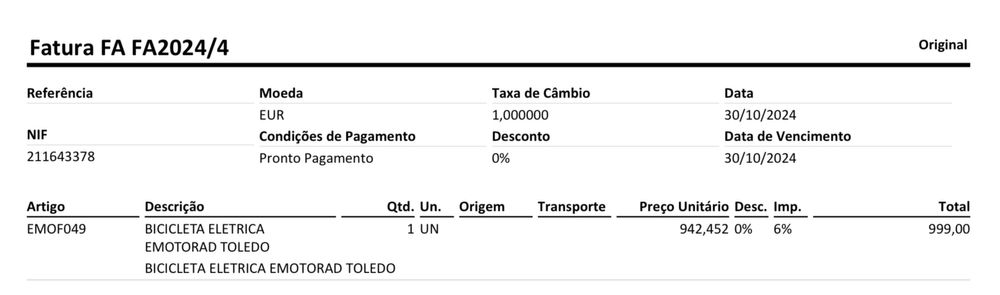 EMotorad Toledo 2024 – Bicicleta Elétrica Dobrável | Como Nova