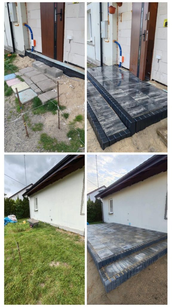 Układanie kostki brukowej Lublin i okolice – schody, tarasy, opaski