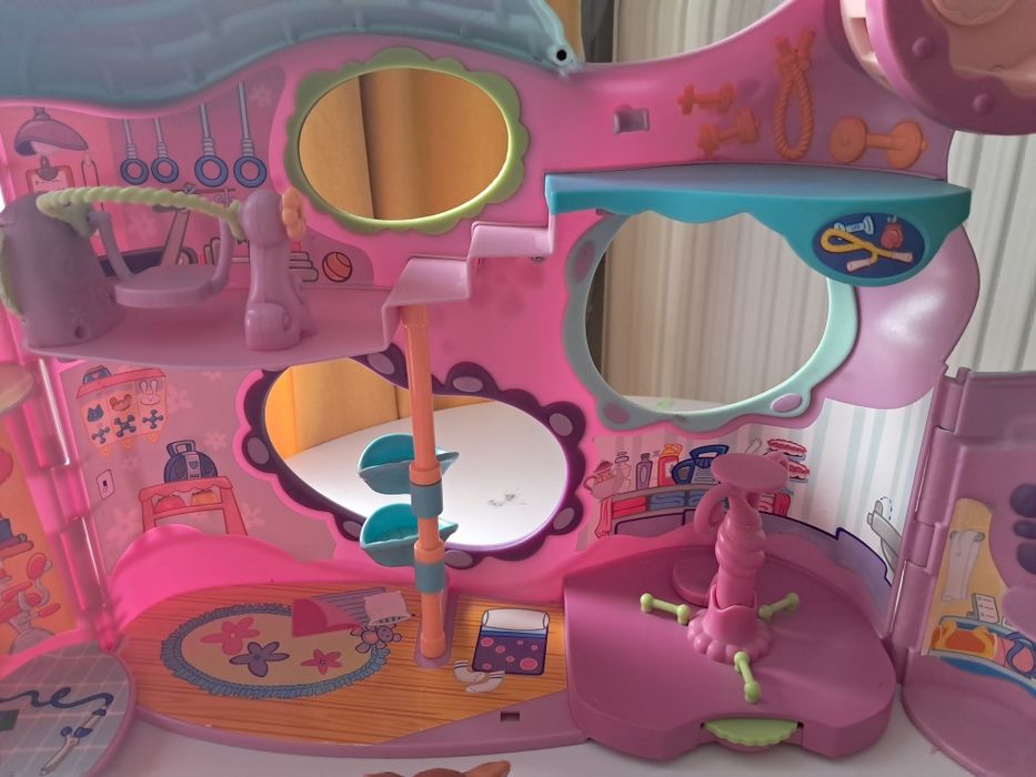 Domek siłownia Littlest Pet Shop lps zestaw