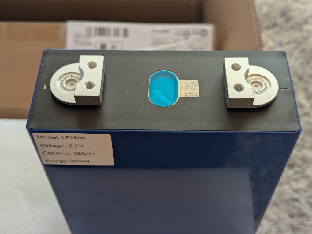 Eve LF280K v3 Prismatic 280Ah - LiFePO4 - 3.2Вольт A-grade