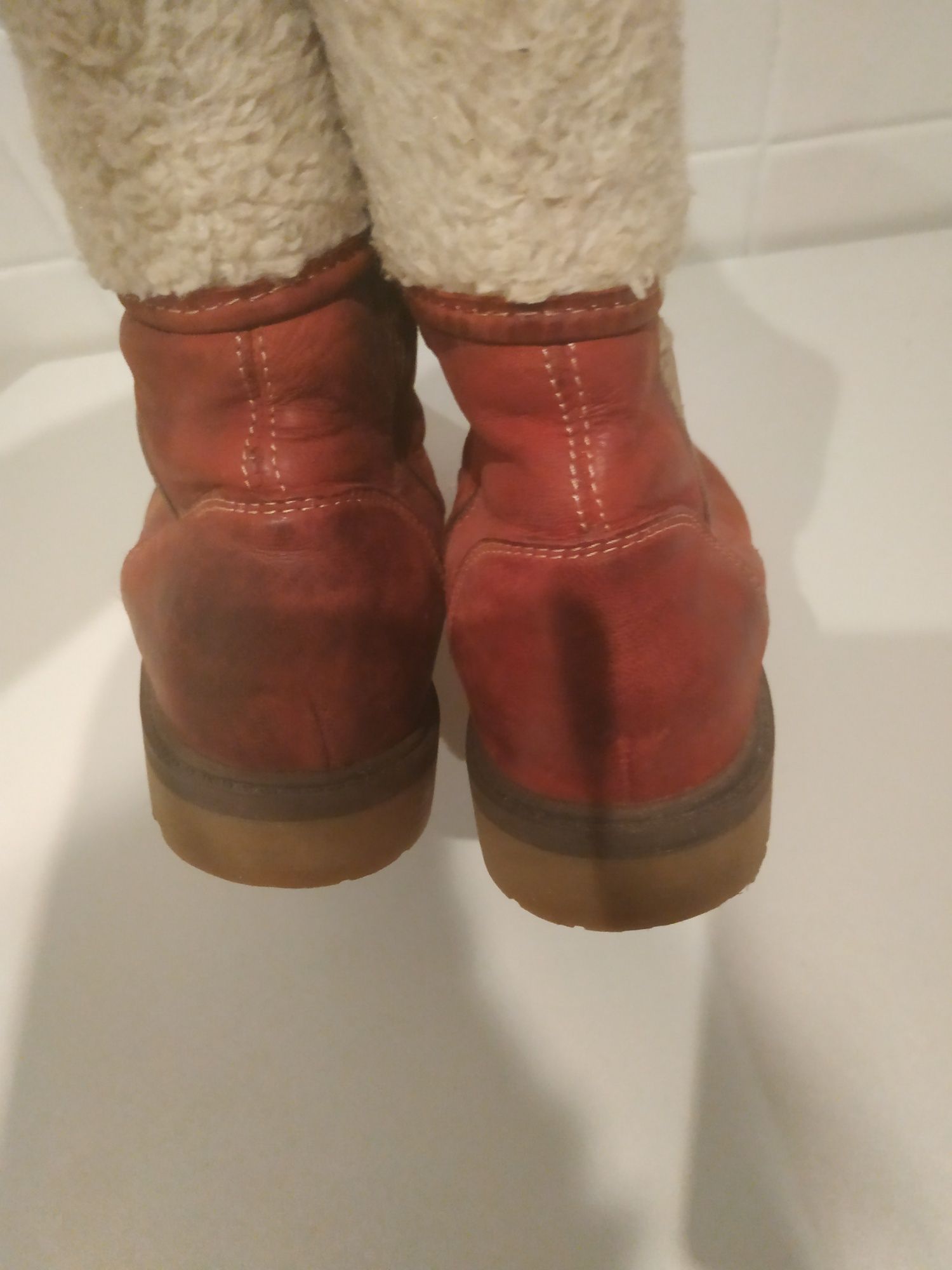 Lasocki skórzane buty zimowe 36