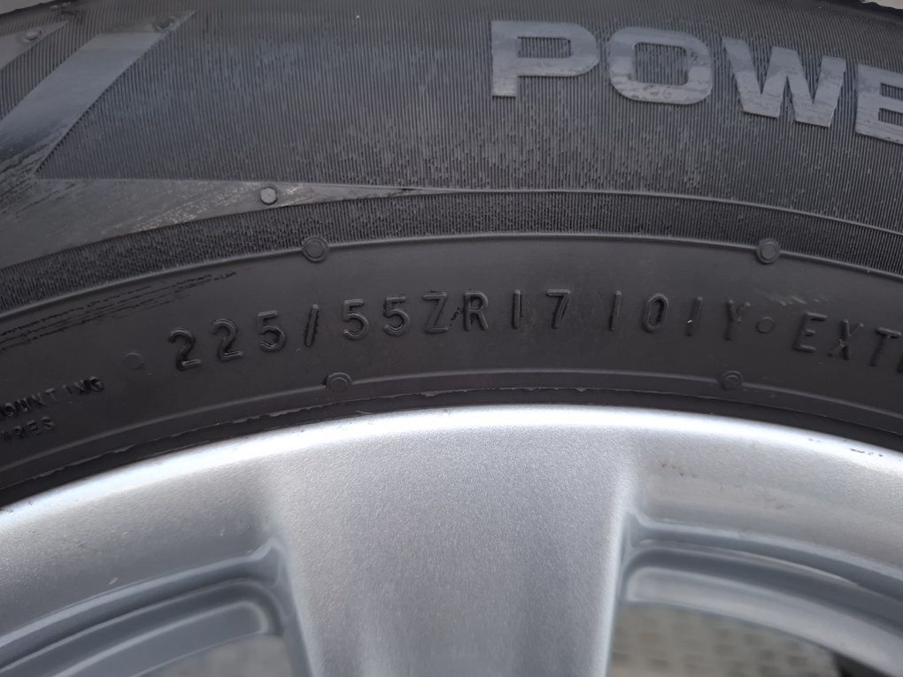 Koła letnie alufelgi BMW  3GT F34 5x120 opony Nokian 225x55/ZR17 2022r