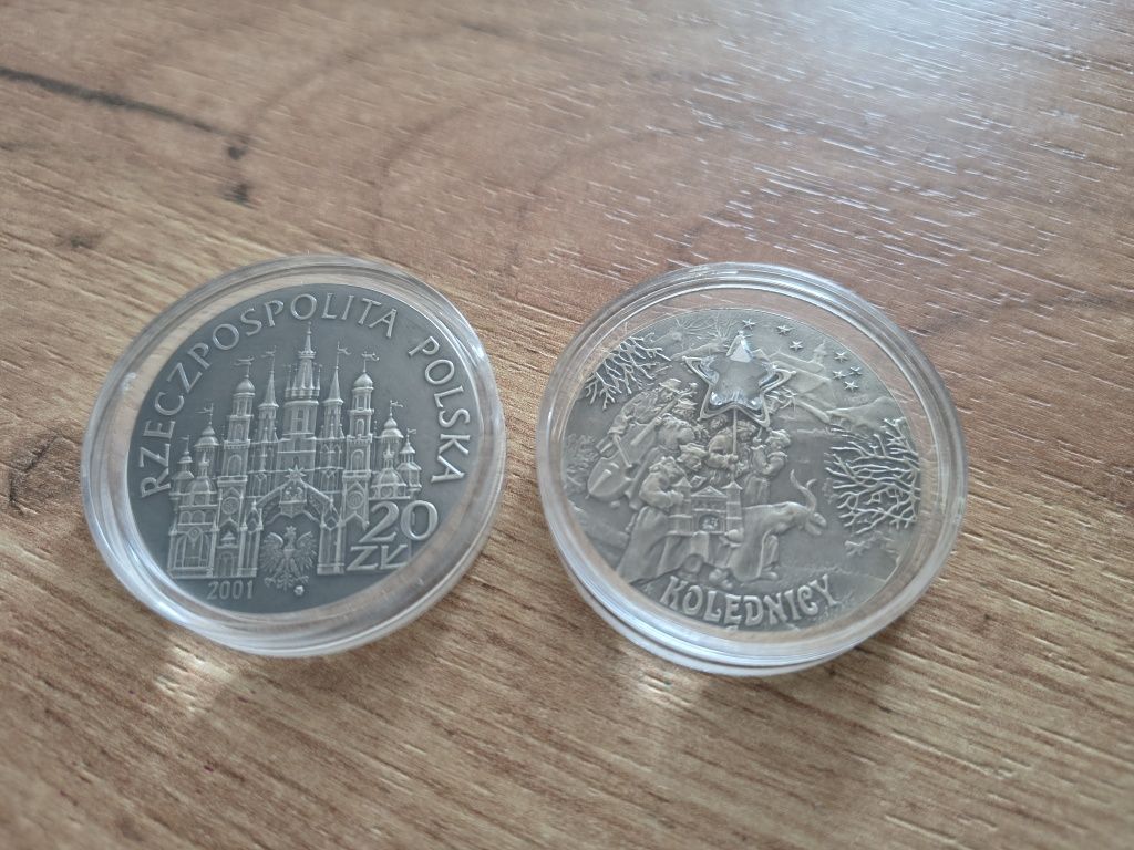 Kolędnicy 20 zł, srebrna moneta 2x