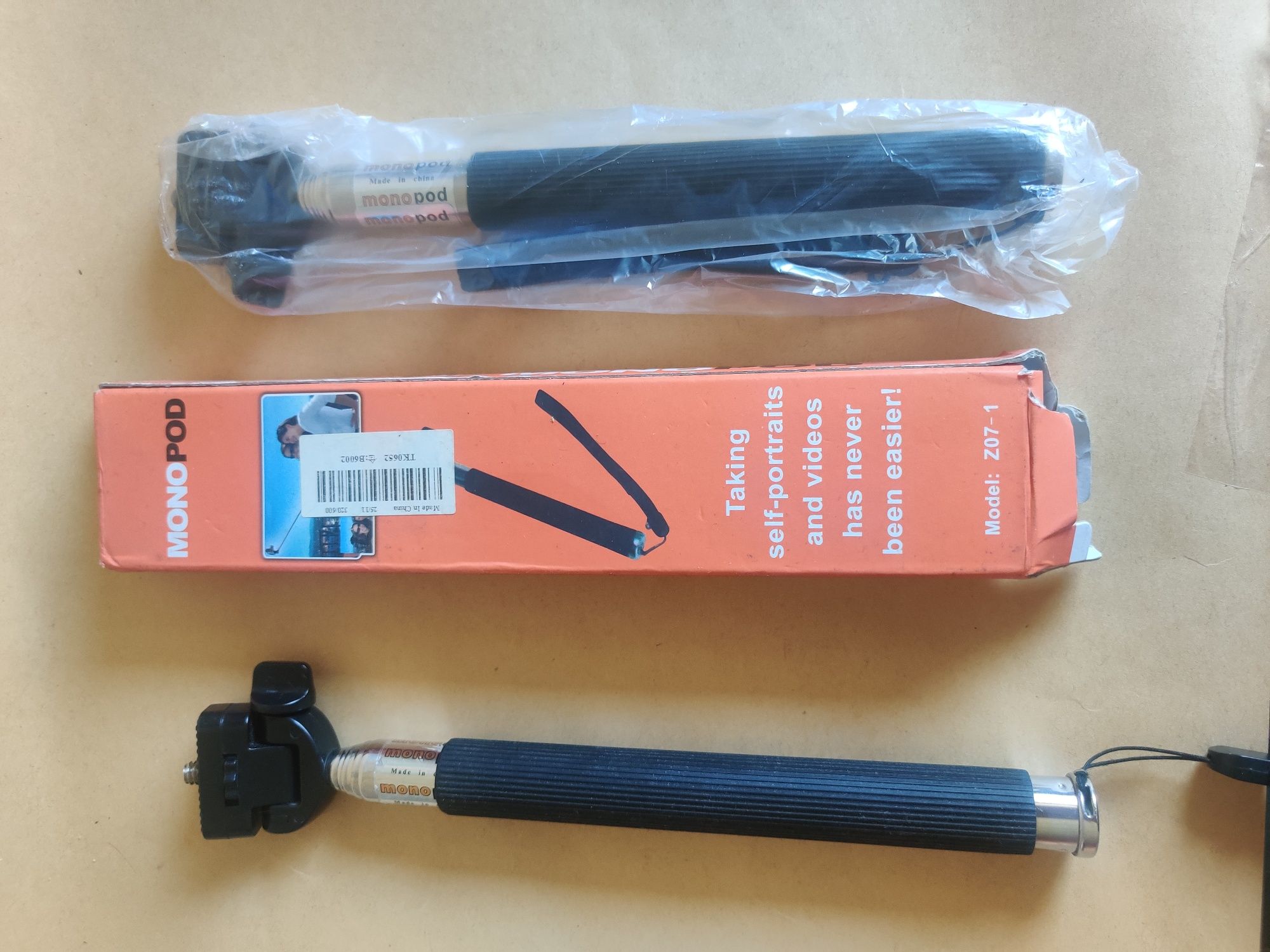 Selfie stick monopod