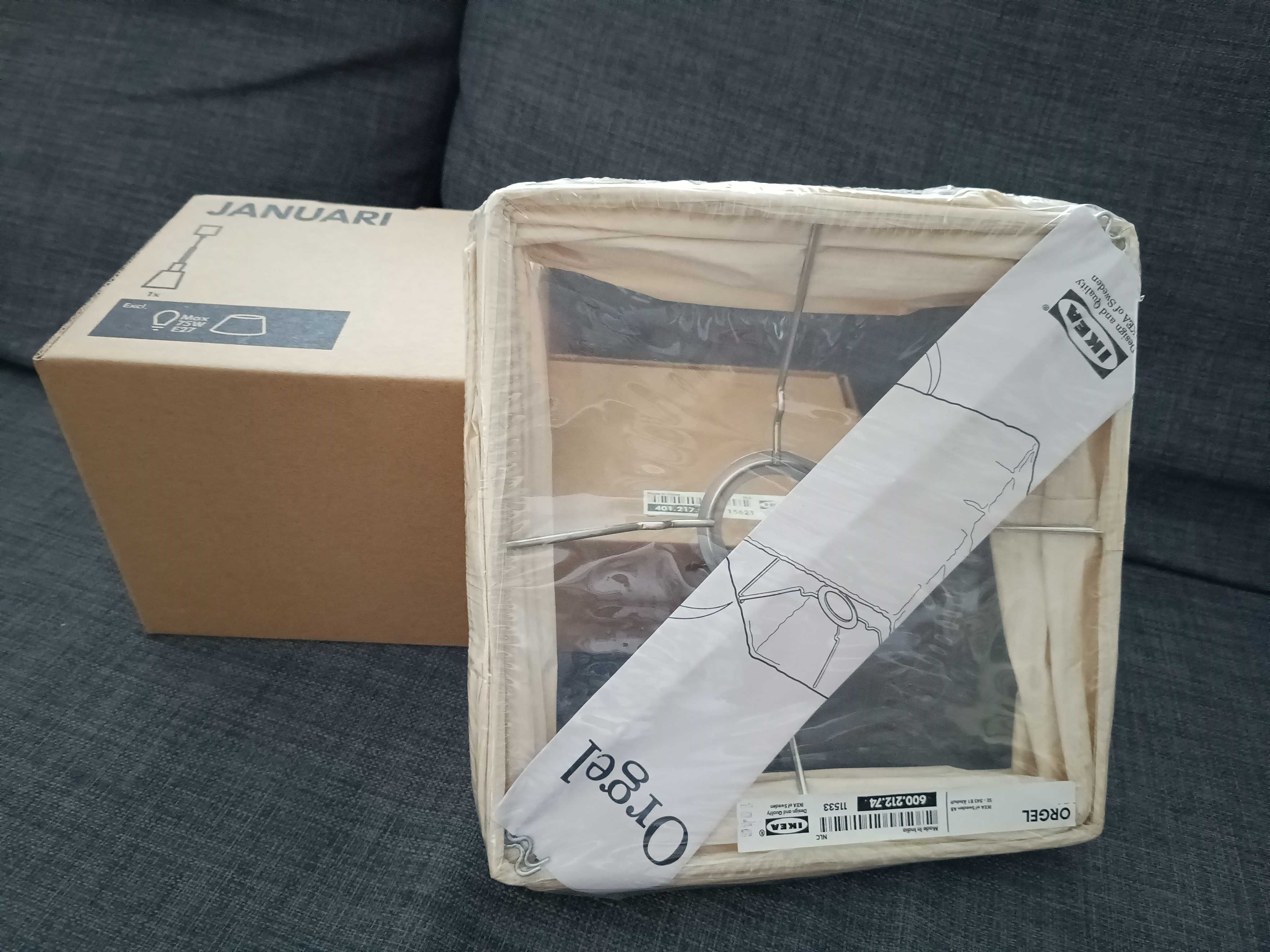 Lampa Januari Ikea z abażurem - nowa
