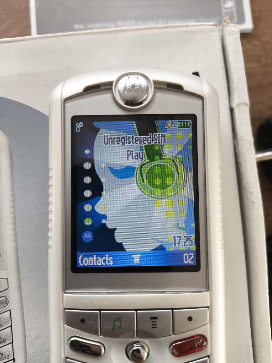 Motorola ROKR E1 E398 cały zestaw Unikat