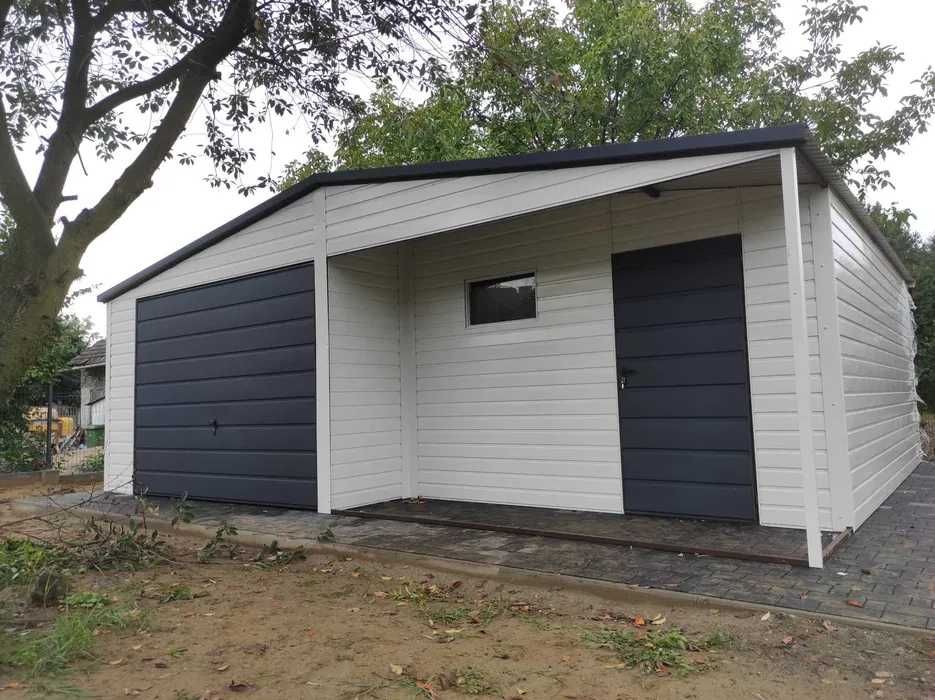 Garaż blaszany, Hale, Wiaty, Domki Narzędziowe Każdy Wymiar!