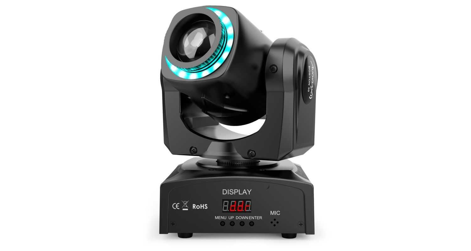 NOVIDADE! Moving Head Spot + Anel LED