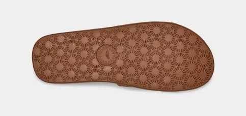 Шкіряні шльопки слайди UGG BENNISON SLIDE II розмір US9 (41)