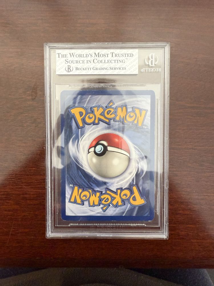Carta pokemon graded beckett shadowless pikachu base set red cheeks