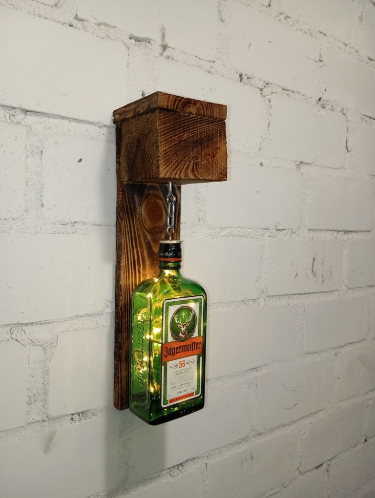 Lampa wisząca Jägermeister ozdoba prezent loft asamblaż industrialny