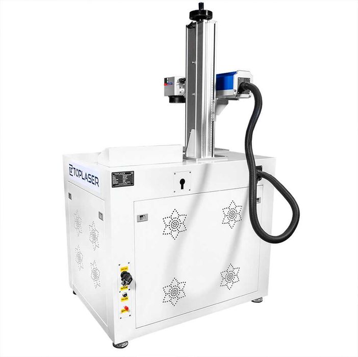 Znakowarka grawerka laserowa Fiber Laser stacjonarna 30W RAYCUS