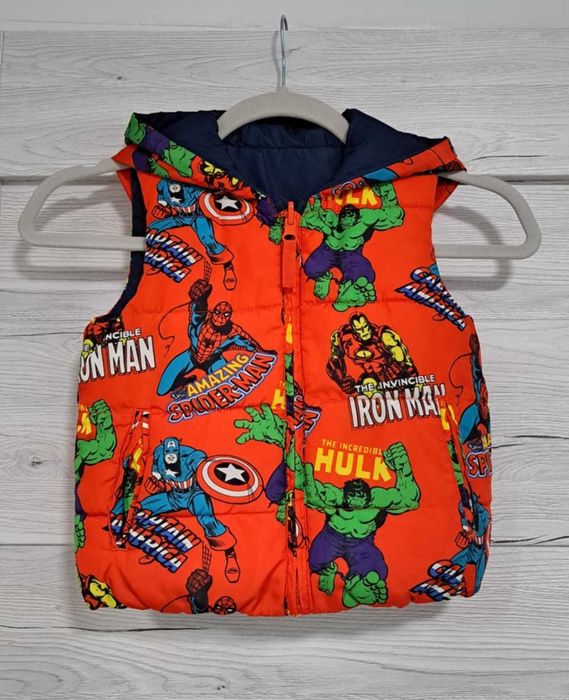 Kamizelka dwustronna Marvel Spiderman Hulk r.92