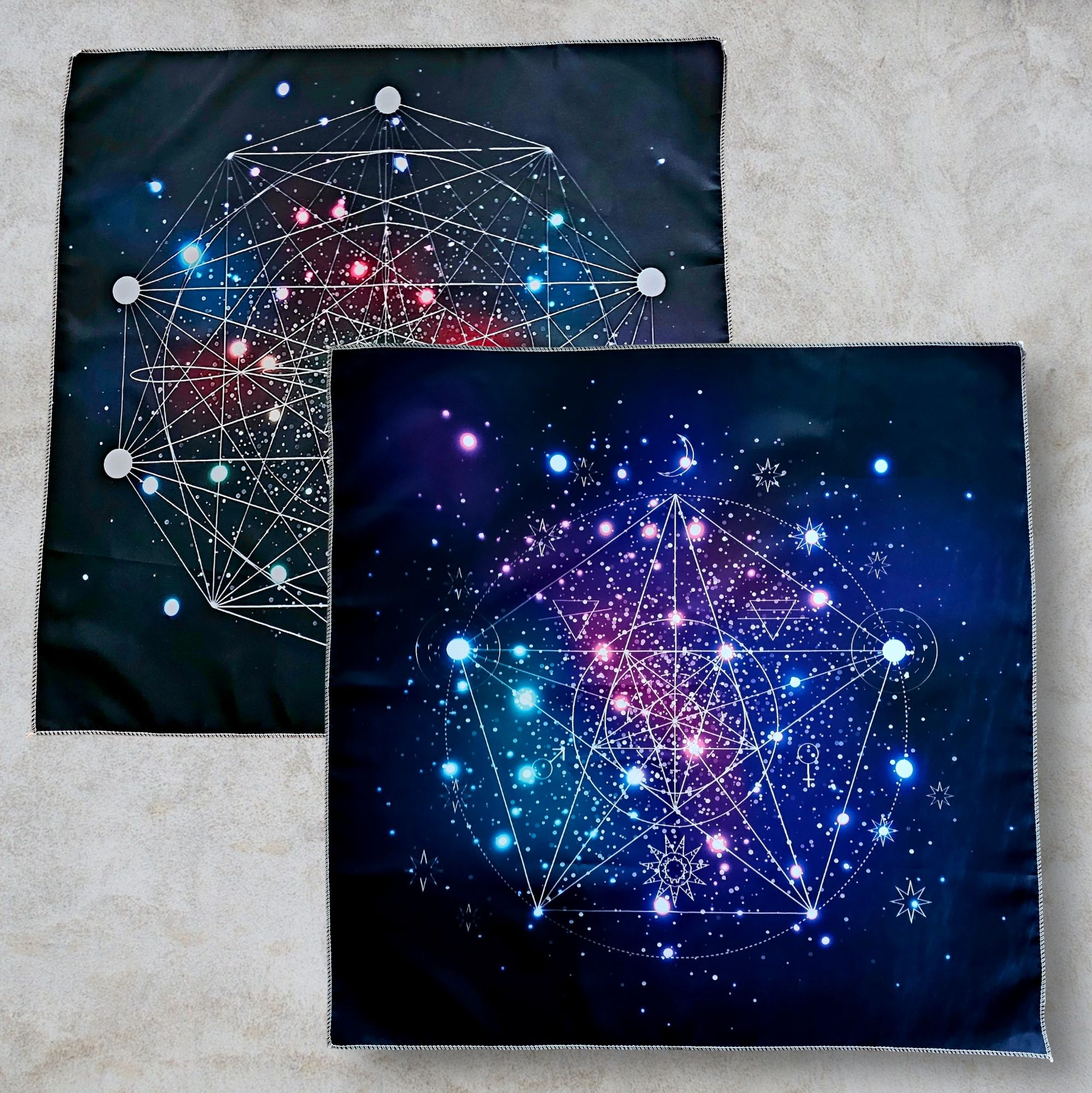 Toalhas p/ Tarot ou Decoração "Geometria Sagrada"