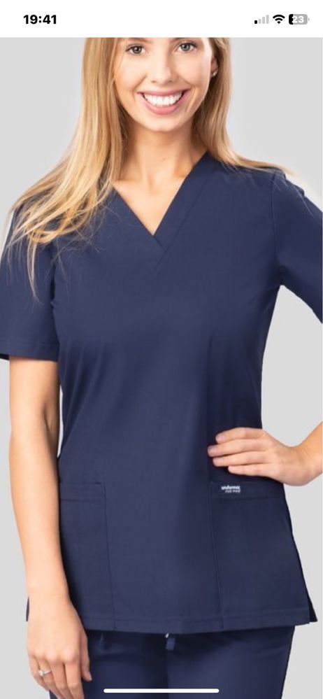 Bluza medyczna damska gramatowa  rozm .M