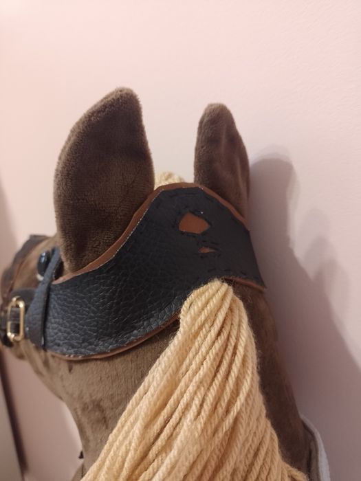 Ogłowie skórzane dla hobby horse