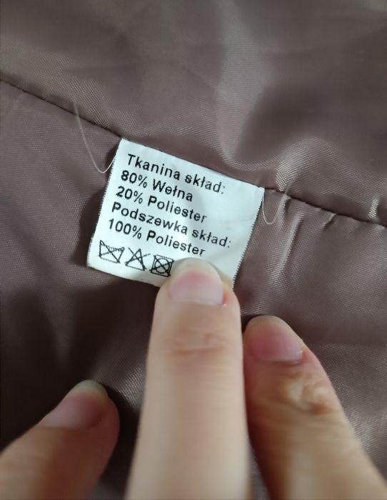 Płaszcz zimowy damski r.50  Adrianno Damianii 
Stan b