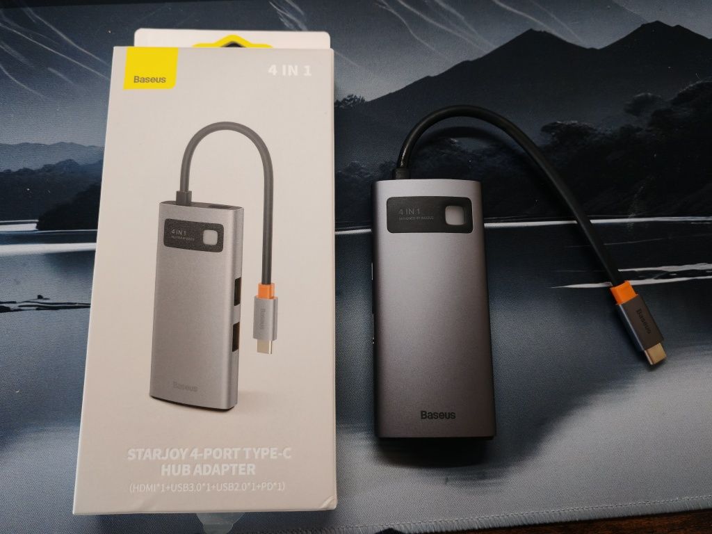 USB хаб Baseus 4 in 1 type c hdmi