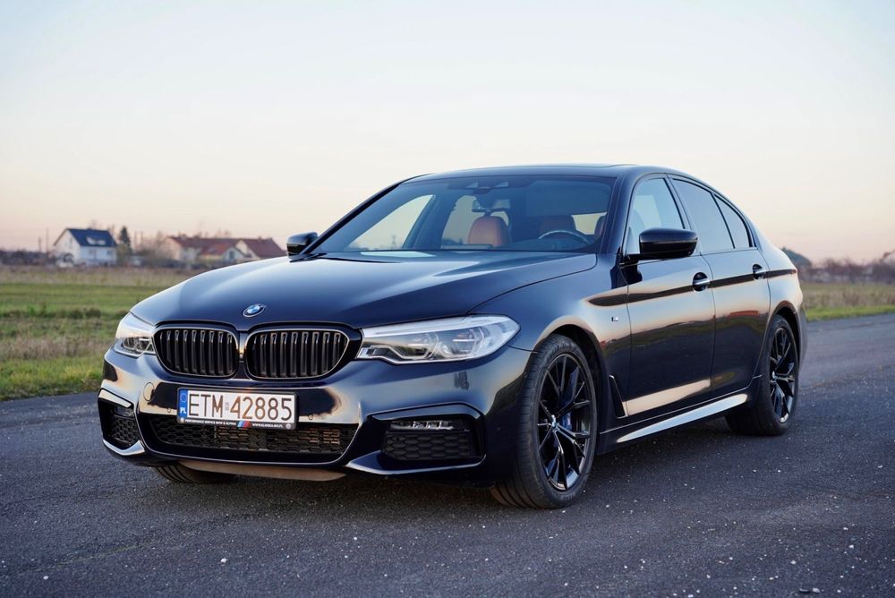 BMW Seria 5 BMW 530d • Carbon Schwarz • Dakota Cognac • M-Pakiet • RWD