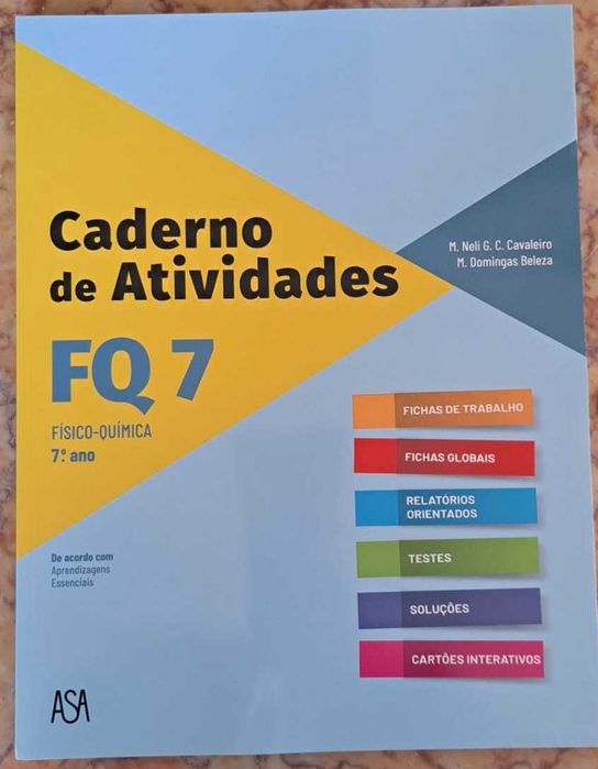 FQ 7 - Físico Química - 7º Ano - Caderno de Atividades - NOVO