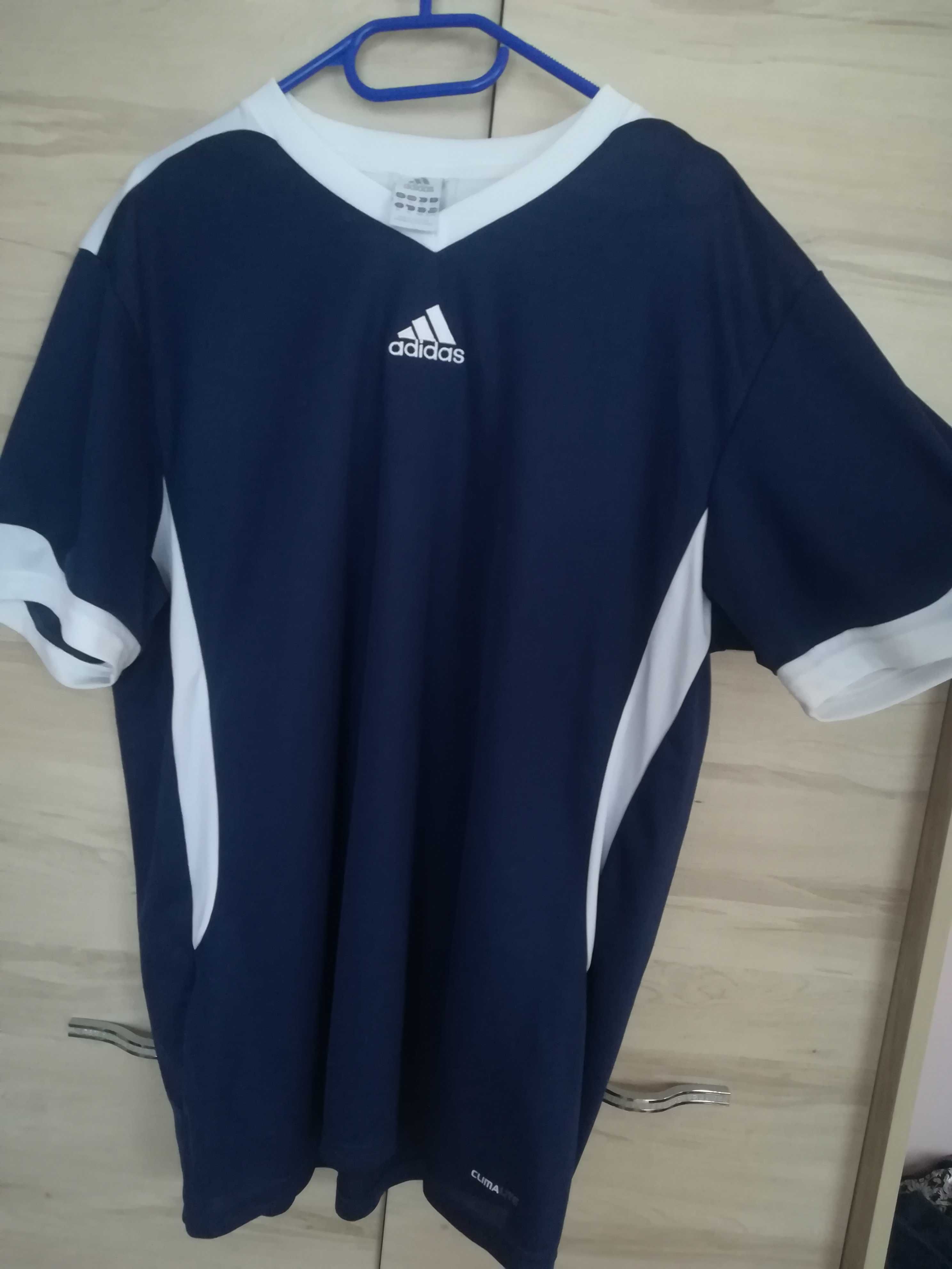 Granatowa koszulka Adidas Climalite XL