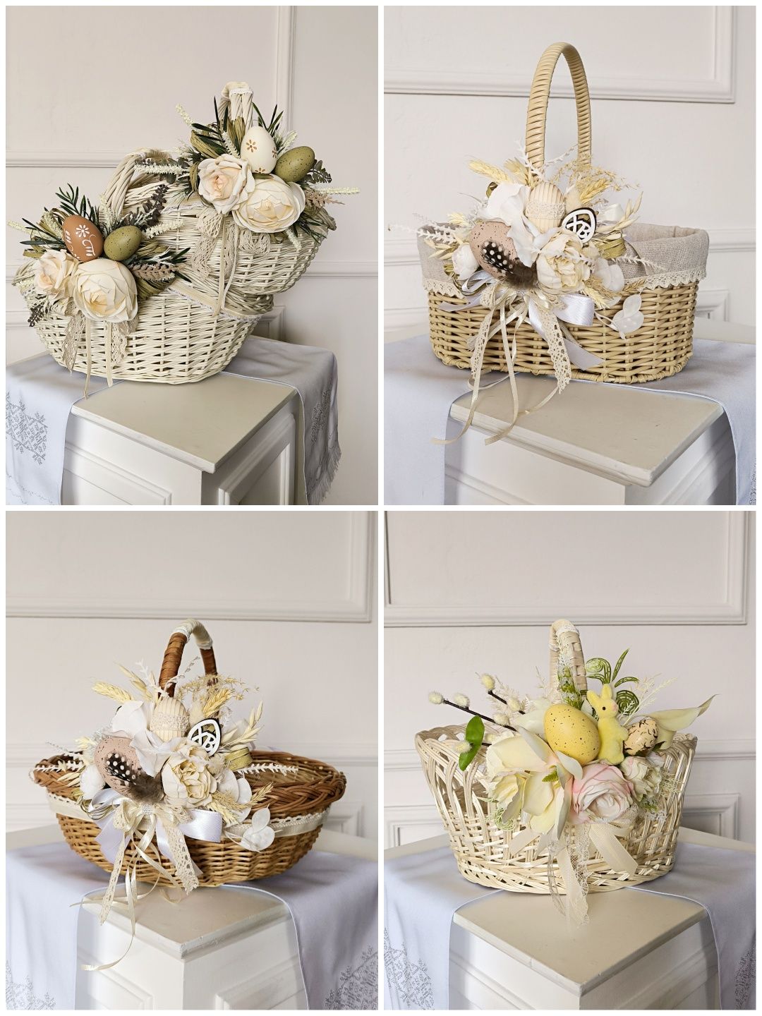 Корзина великодня, декор на кошик на Пасху, пасхальна корзина