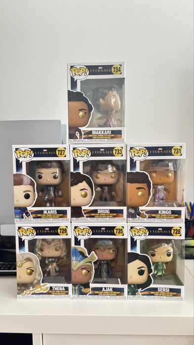 Funko Pop Marvel Eternals 7 pops