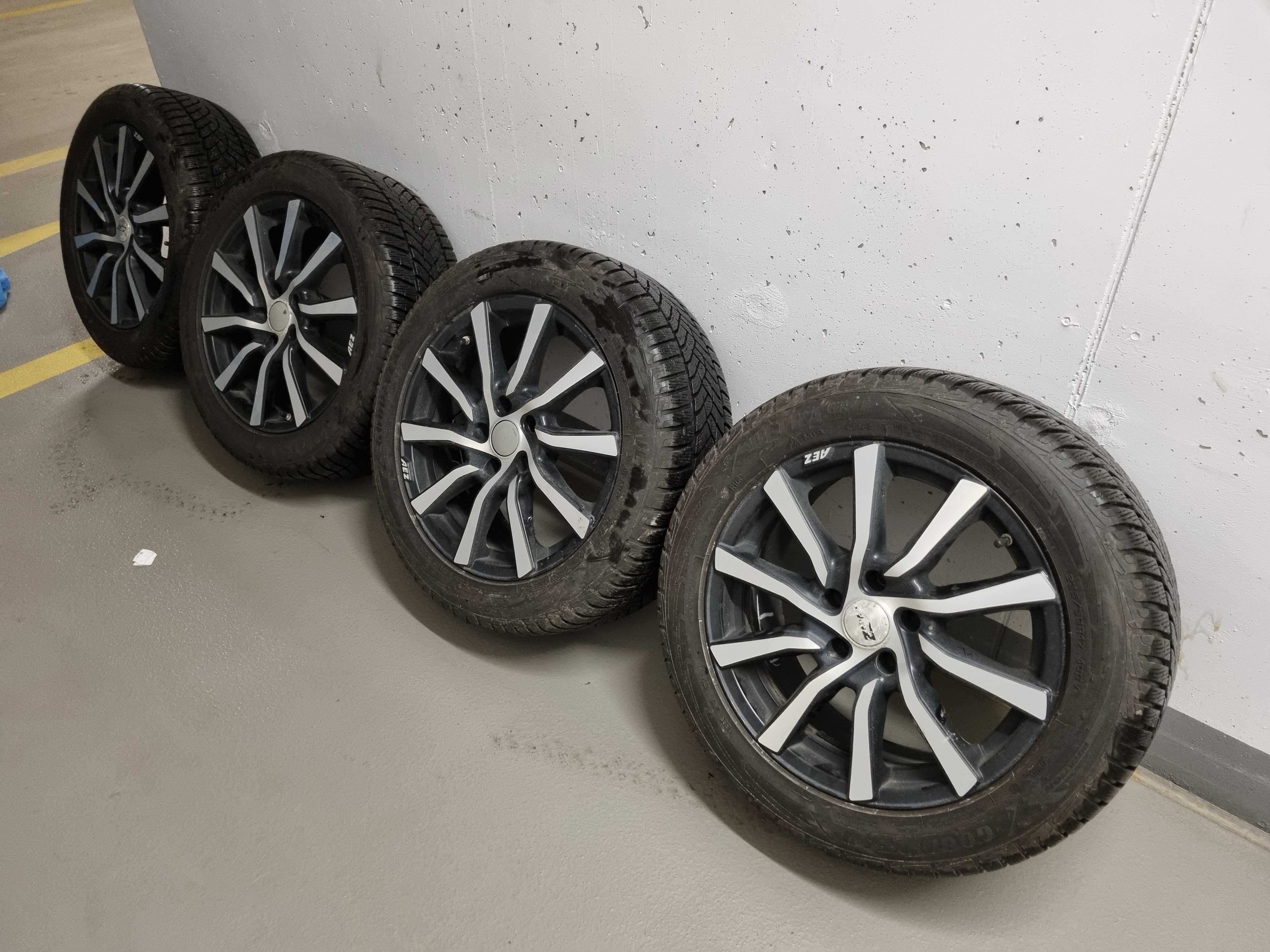 Koła zimowe 5x112 AEZ 235/50/17 rok 2018 7 mm Passat B8 Audi BMW ET40