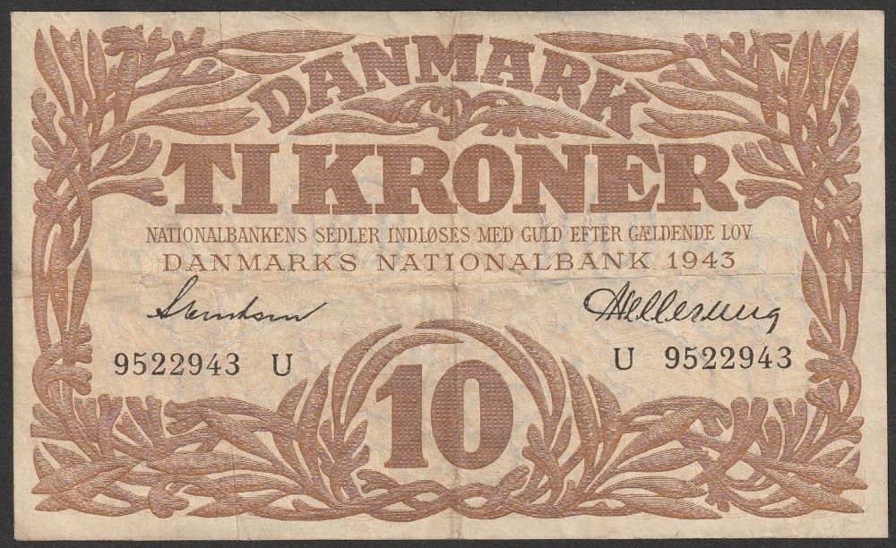 Dania 10 koron 1943