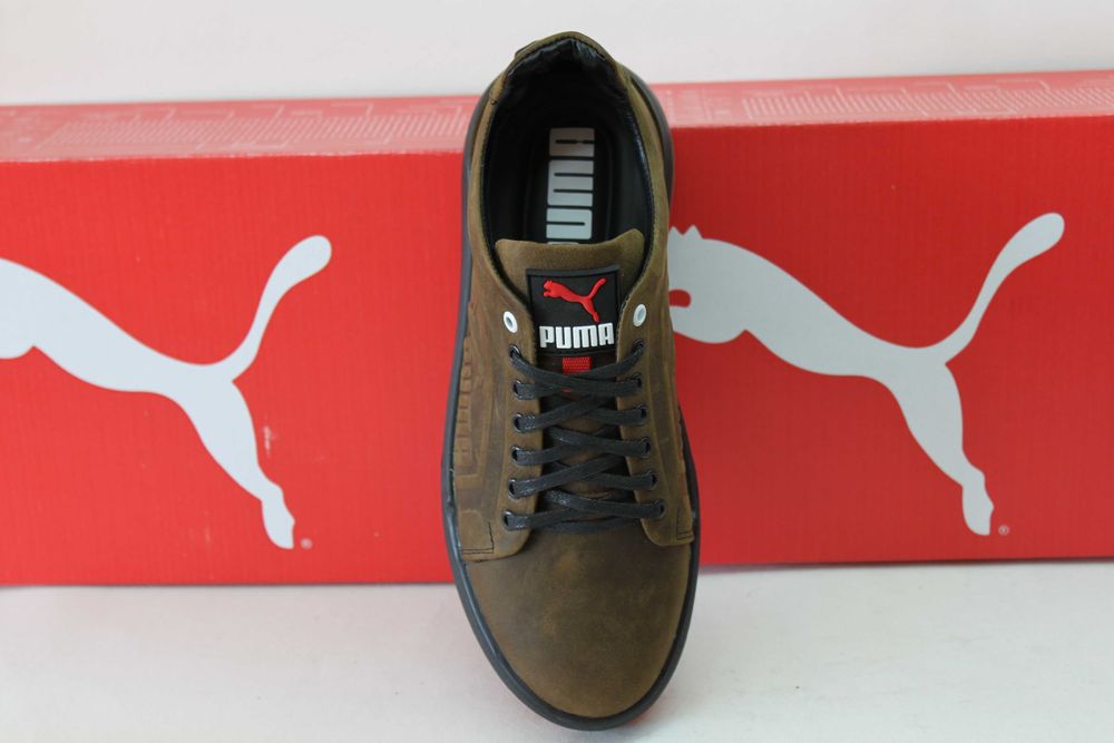 PUMA - кеды - кроссовки - кросівки из натуральной кожи (код:18-10кор.)