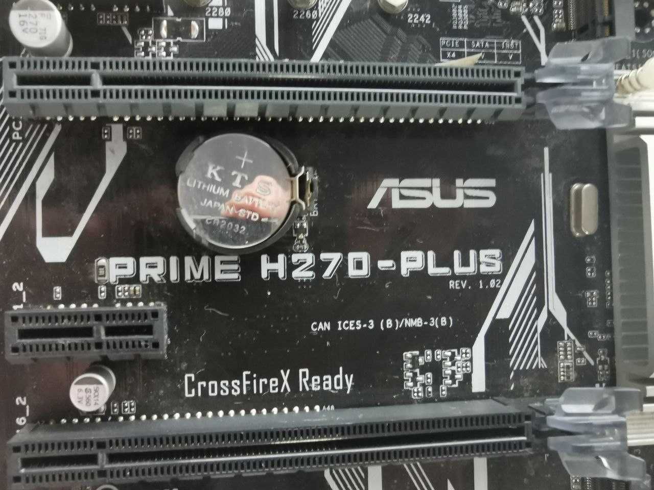 ASUS Prime H270-Plus + Intel Pentium G4400 + DDR4 16GB 2400 MHz