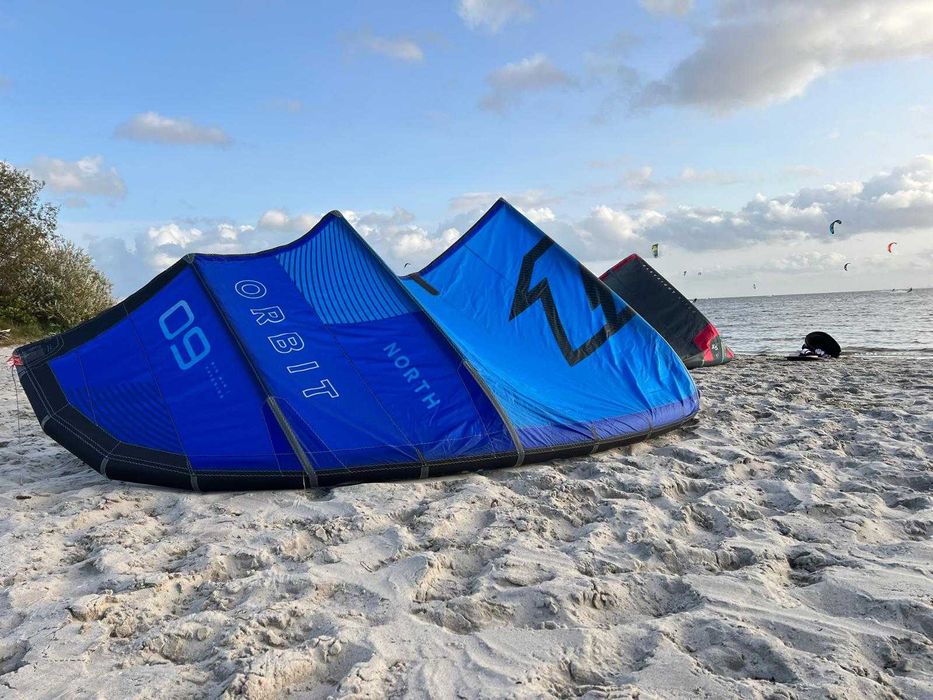 Kitesurfing Latawiec North ORBIT 9m (2022) Niebieski