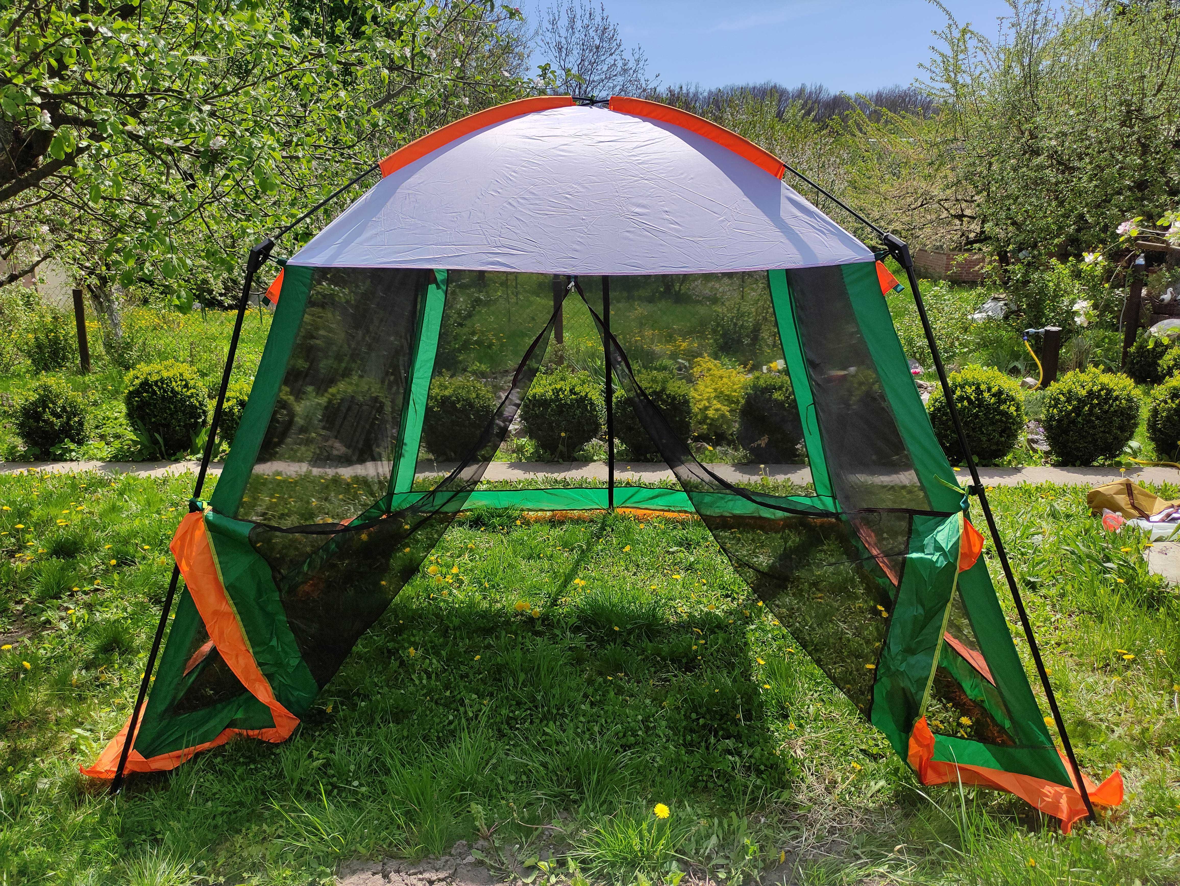 СПАСЕНИЕ ОТ КОМАРОВ| Большая палатка-шатер 3х3х2,1м с москитной сеткой
