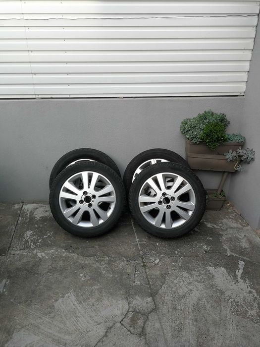 4 jantes 17 GM com pneus