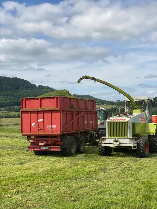 Krone Krampe TDK18G40  przyczepa wywrtotka wanna mulda 18 ton tandem 3 stronna