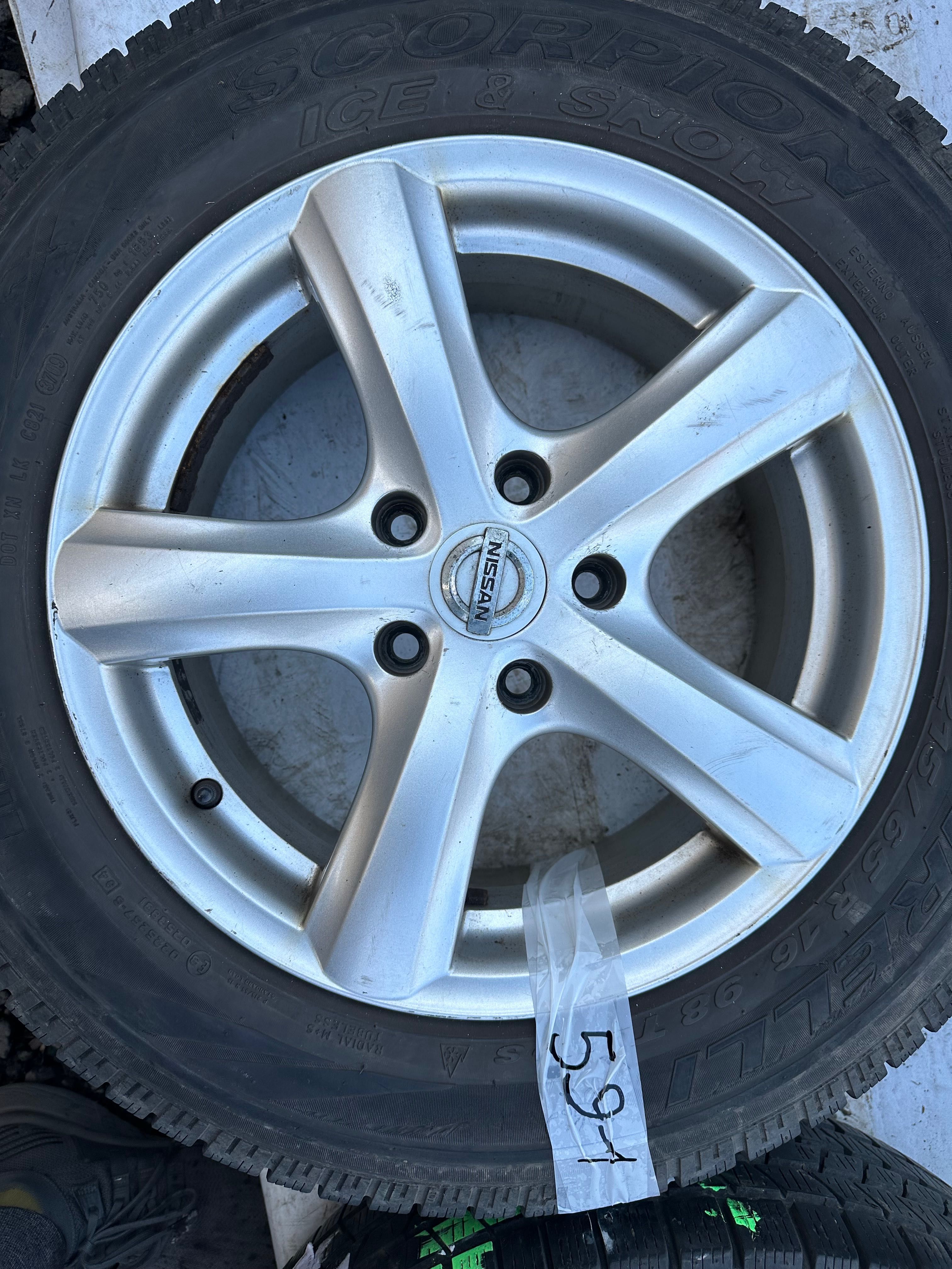 Felgi aluminiowe NISSAN QUASHAI 16 5x114,3 bez opon