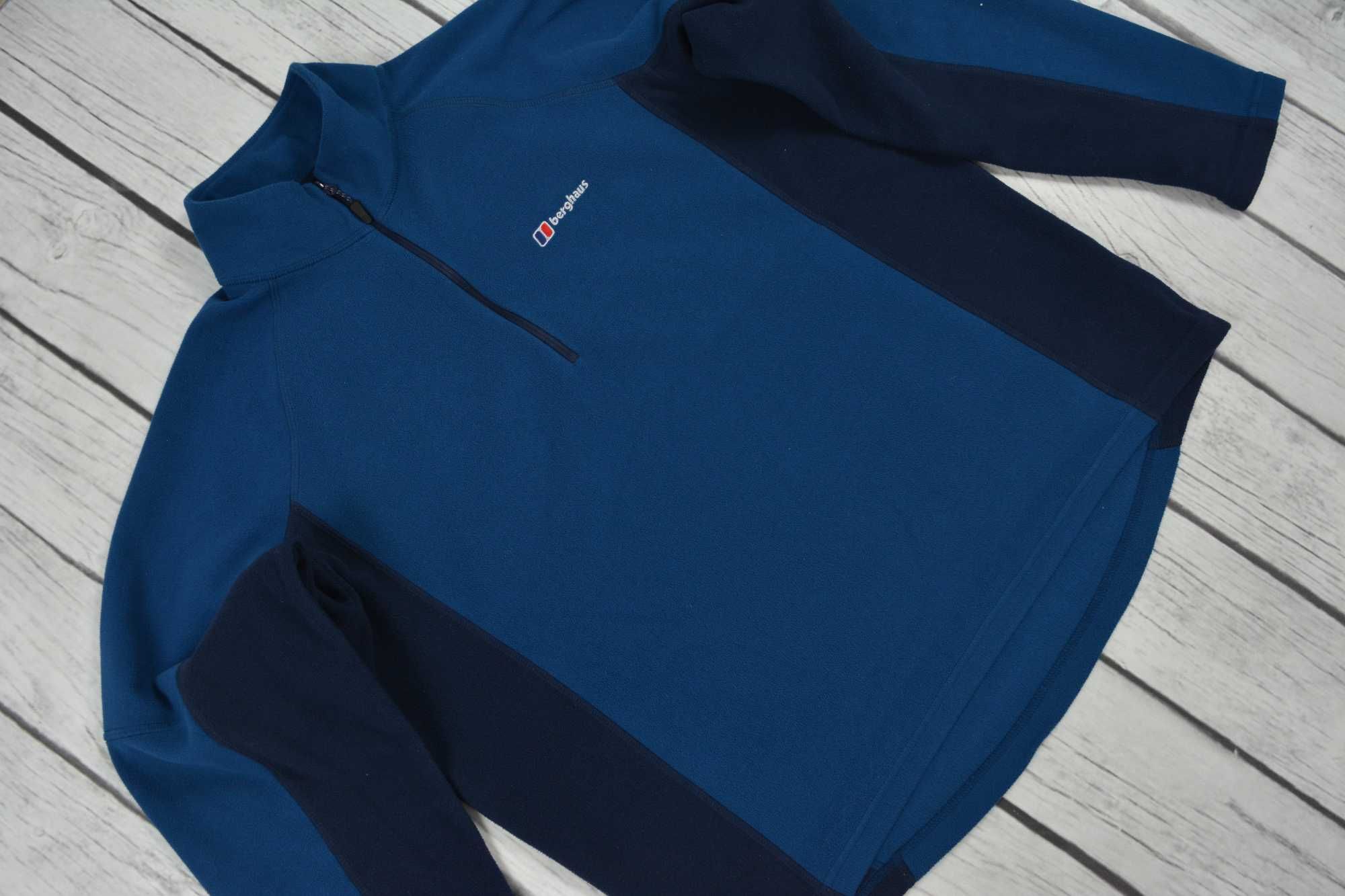 Berghaus Outdoor Turystyczna Bluza Polar Half Zip Trekking Roz. XL/XXL