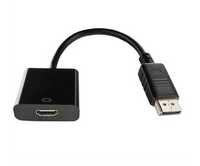 Cabo DisplayPort - entrada HDMI (cor preta)