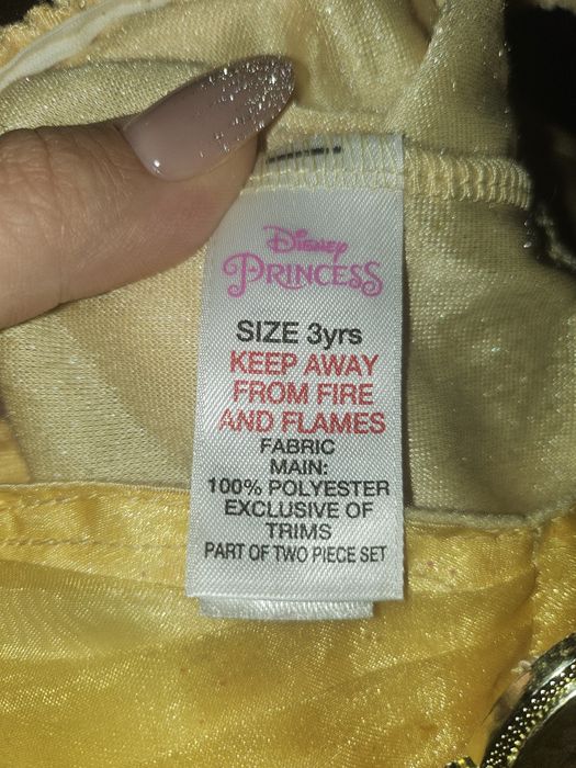 Платье Принцесса Белль на 4 года.